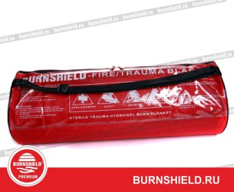 Противоожоговое стерильное одеяло, шерсть, пропитанное гелем BURNSHIELD